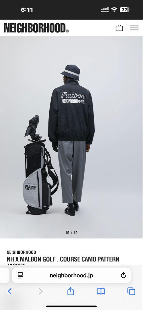 NEIGHBORHOOD NH x Malbon Golf ジャケット