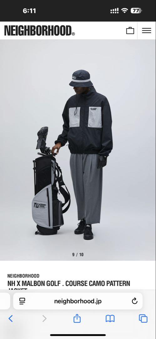 NEIGHBORHOOD NH x Malbon Golf ジャケット