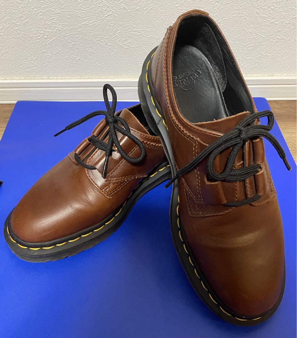 【美品・希少】Dr. Martens ブラウン レザー カジュアルシューズ 画像3