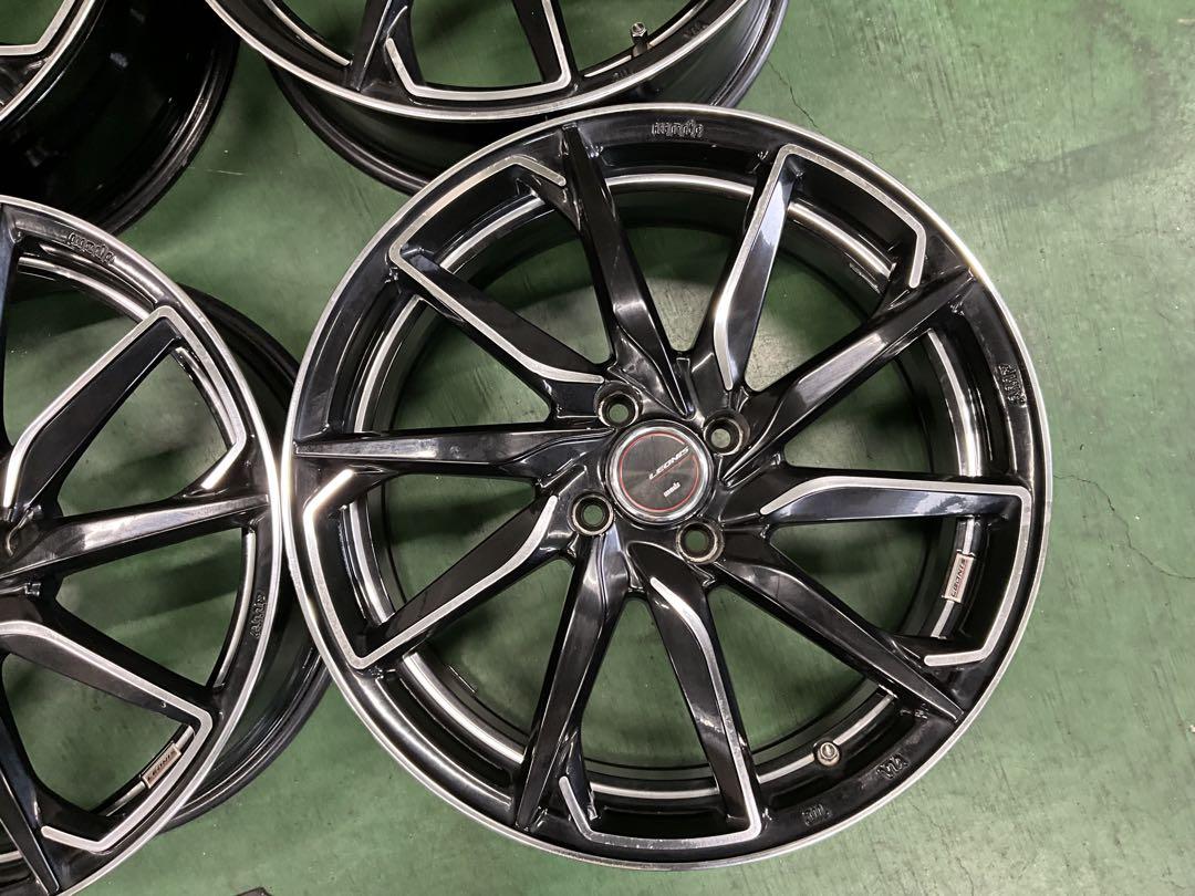 WEDS=レオニス/GREILA α　17インチ　4H100　IS42　デミオ等