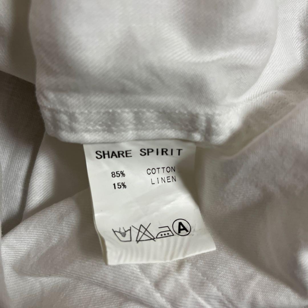 SHARE SPIRIT コットンリネンシャツ