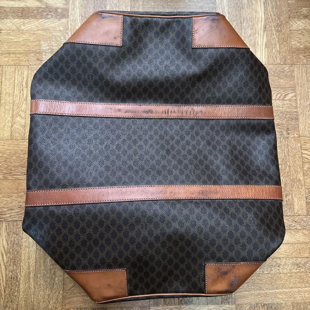 CELINE ボストンバッグ 黒 キャンバス・レザー