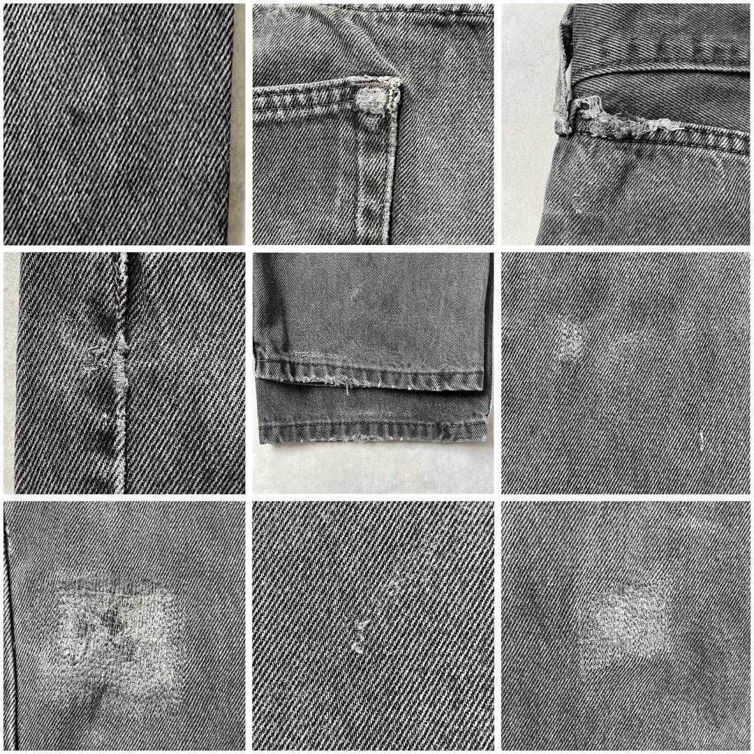 リーバイス550 Levis W33 ブラックデニムボトム 黒 古着 16922 リーバイス550 Levis W33 ブラックデニムボトム 黒 古着 16922