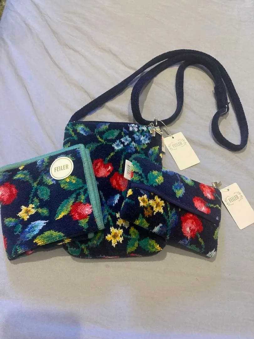 【新品未使用タグ付きFEILER】3点セットバッグ