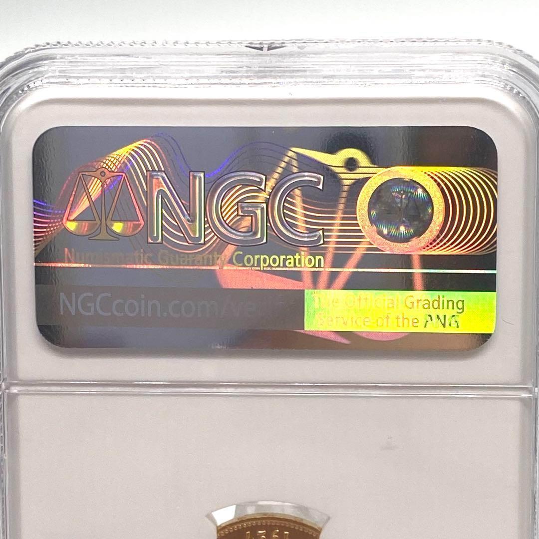 【美品】スイス 20フラン NGC MS65 アルプスの少女 ベルベティア 硬貨 画像9