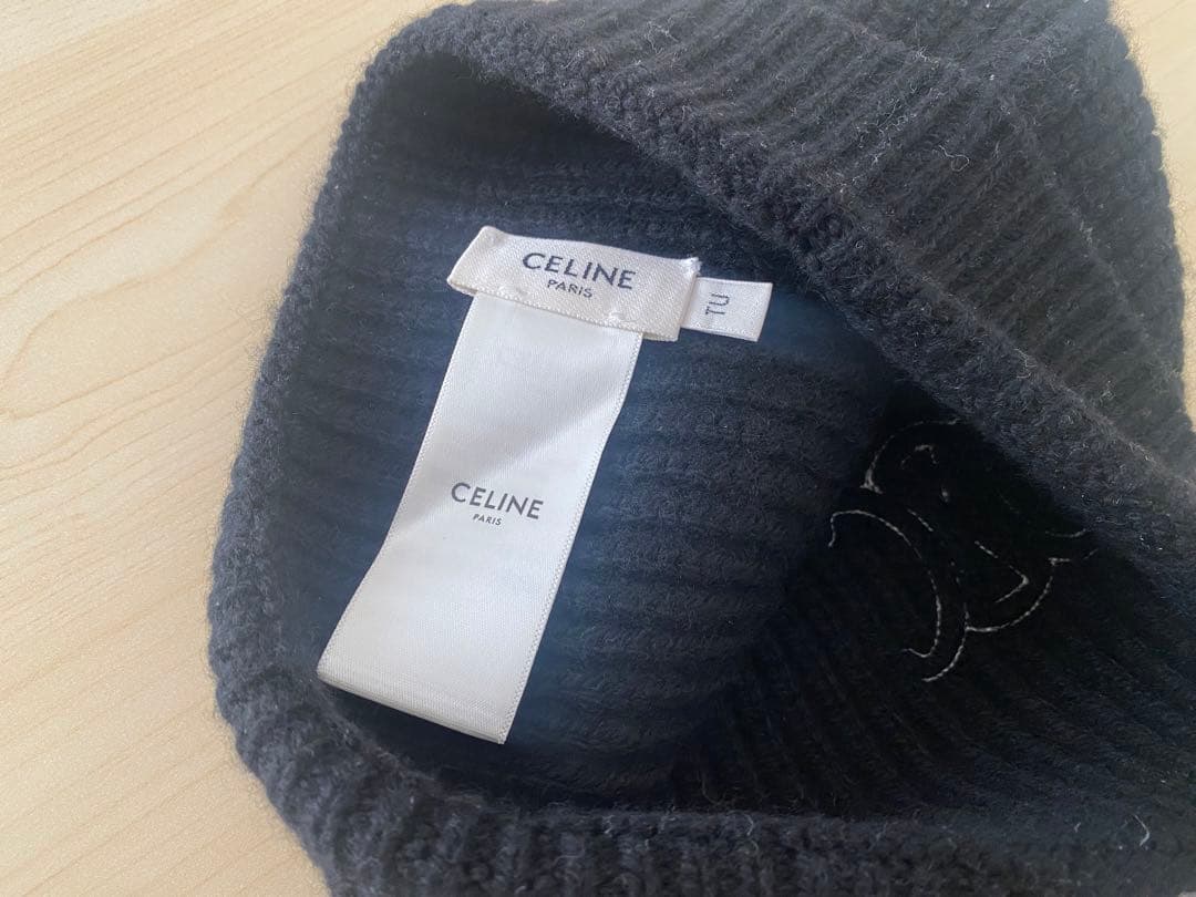 CELINE cashmere ニット帽 CELINE cashmere ニット帽
