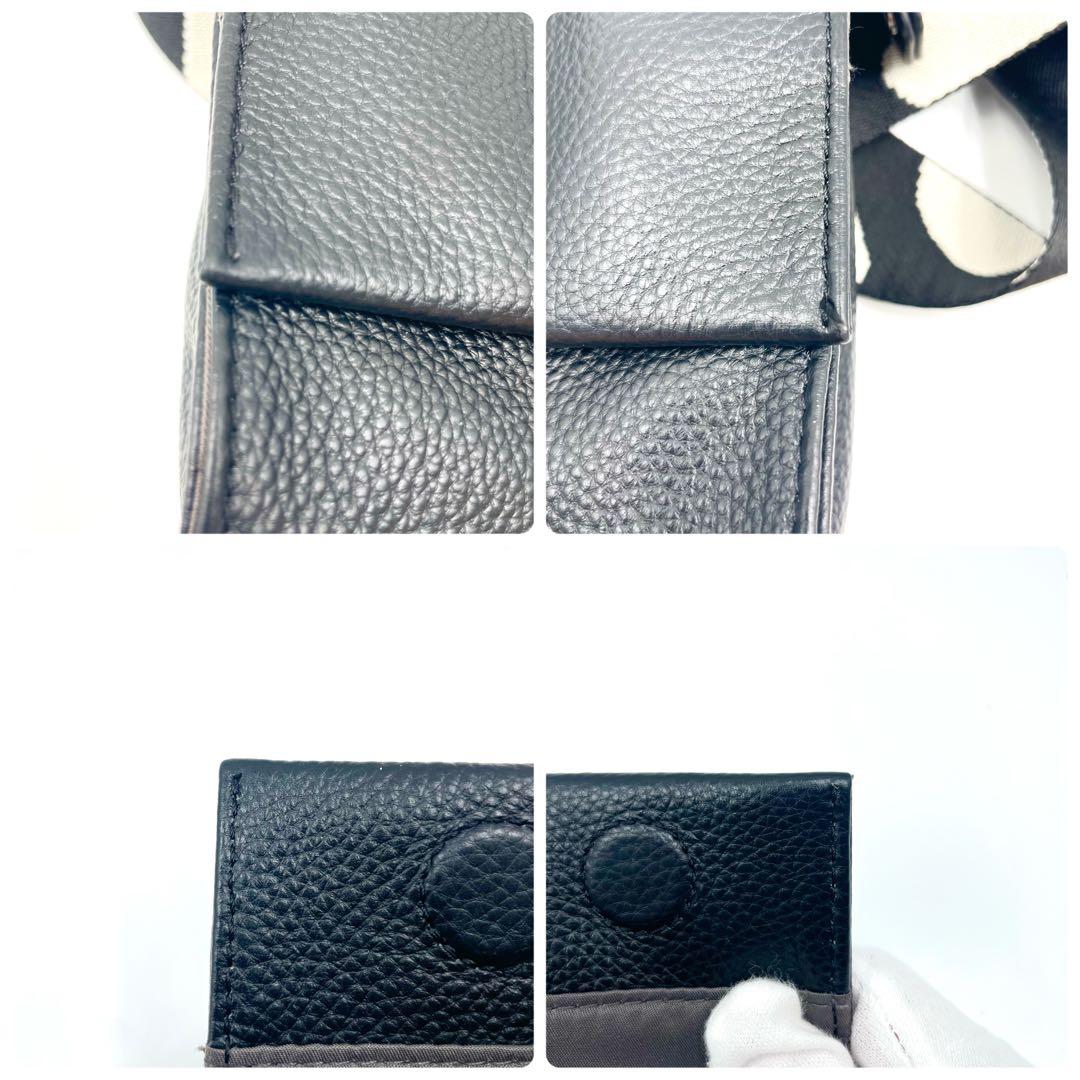 完売 大人気カラー⭐ イアパピヨネ 柄ワイドテープ ショルダーバッグ ブラック 完売 大人気カラー⭐ イアパピヨネ 柄ワイドテープ ショルダーバッグ ブラック