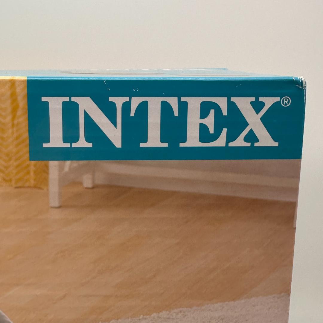 T 新品未使用 INTEX エアーソファー 一人用 足置き付き 重量100