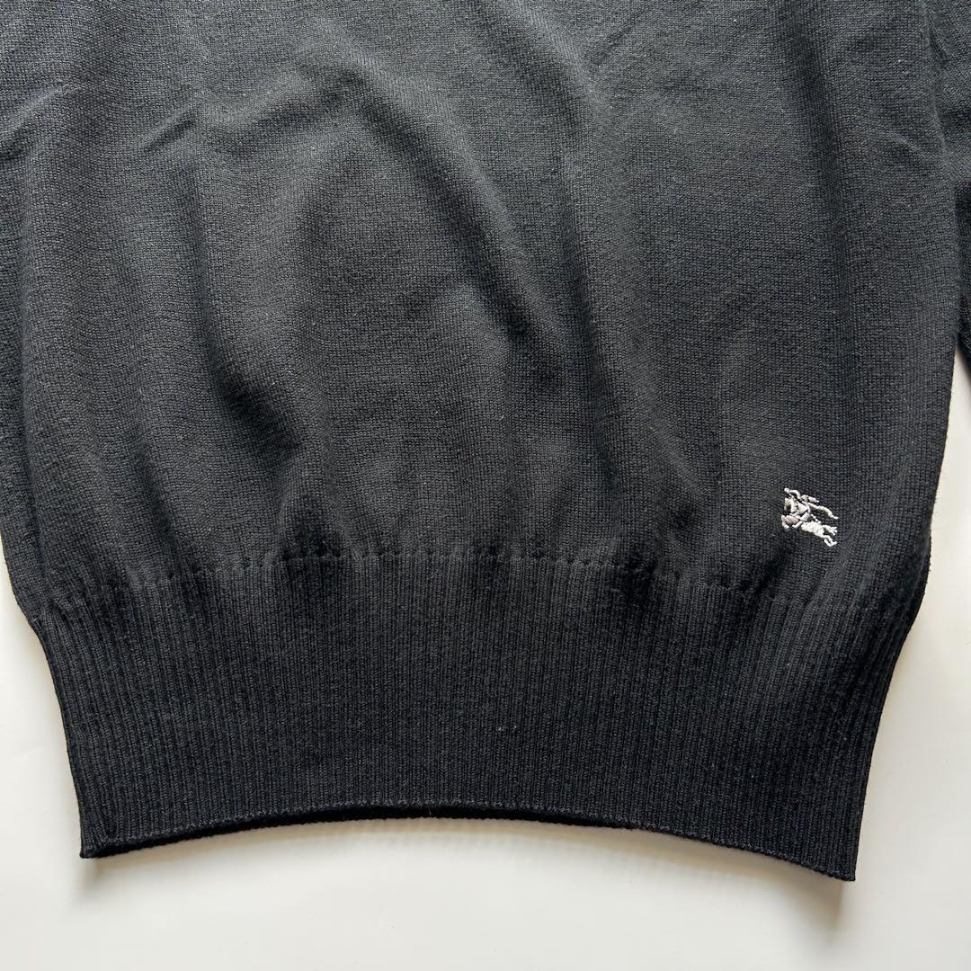 Burberry ホースロゴ刺繍 セーター ニット Vネック - メルカリ