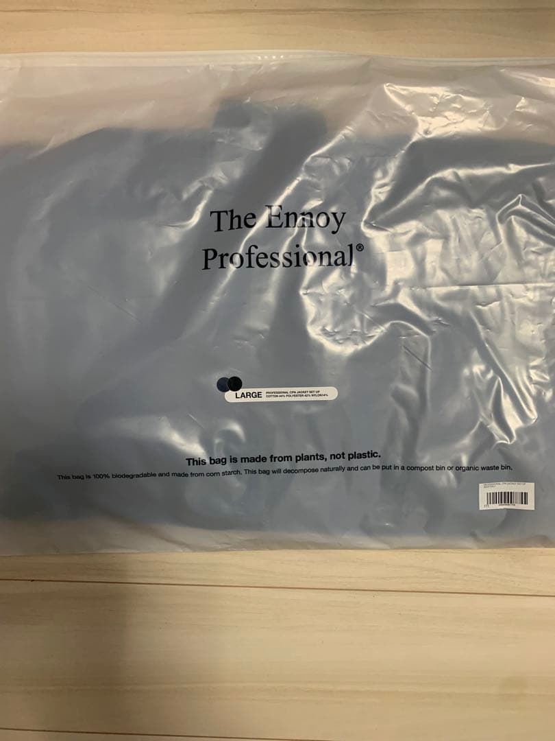 ennoy シャカシャカセットアップ　ネイビー　2025発売