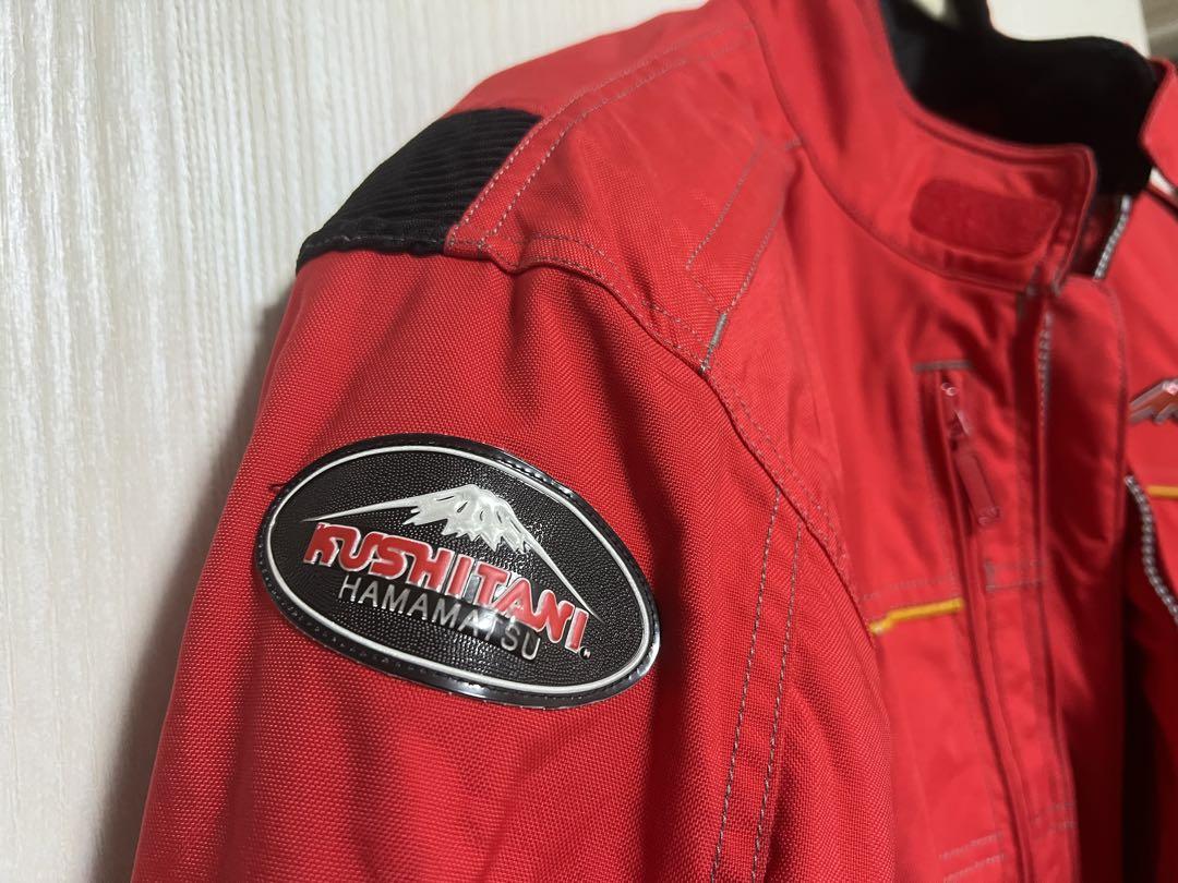 KUSHITANI バイクジャケット 赤