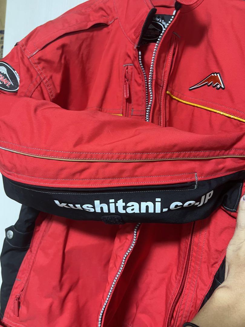KUSHITANI バイクジャケット 赤