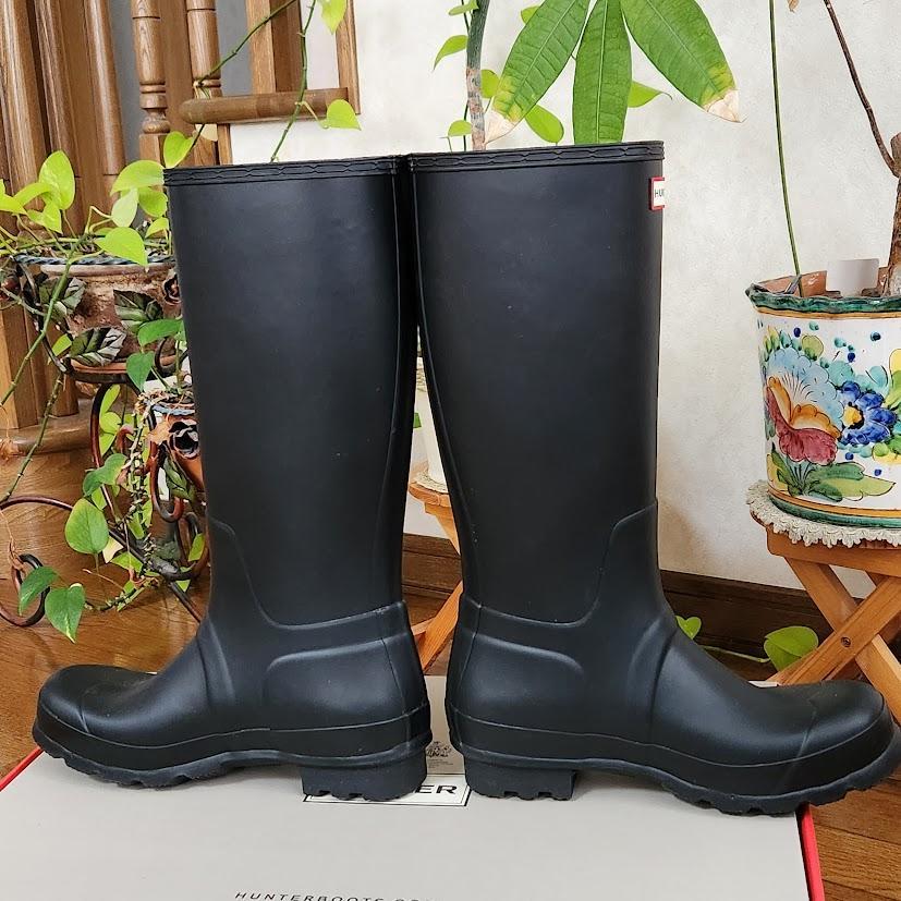超美品 HUNTER オリジナル トール レインブーツ 27cm