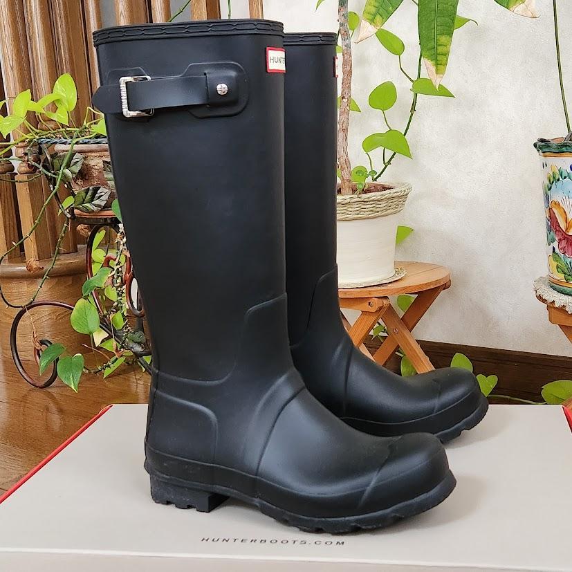 超美品 HUNTER オリジナル トール レインブーツ 27cm