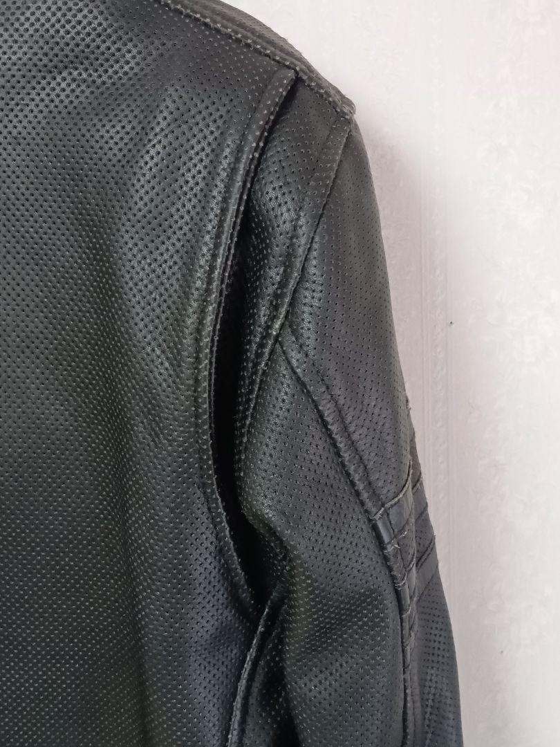 【値下げ中】デグナー　メッシュ　ライダース　シングル　牛革　Ｍ　超美品