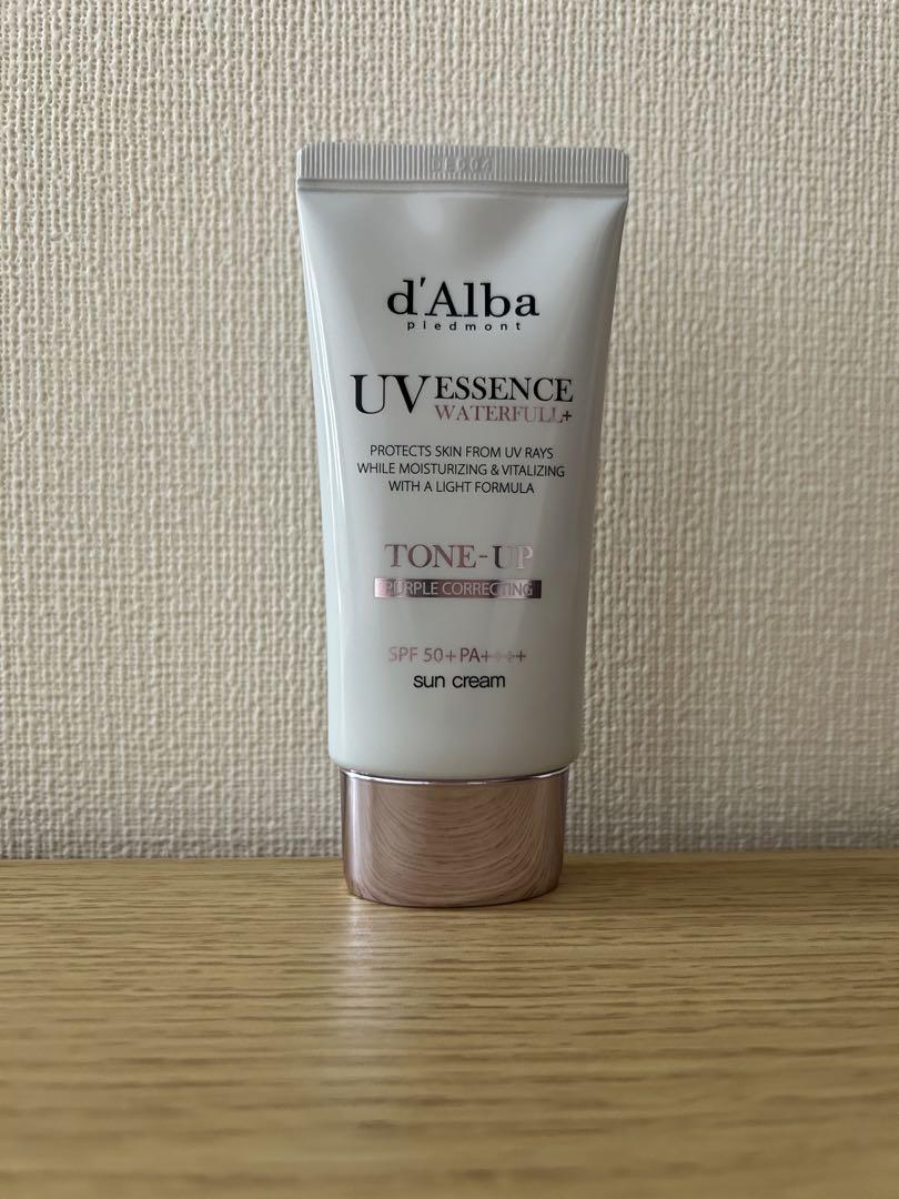ダルバ  (d\'Alba) トーンアップサンクリーム（パープル）