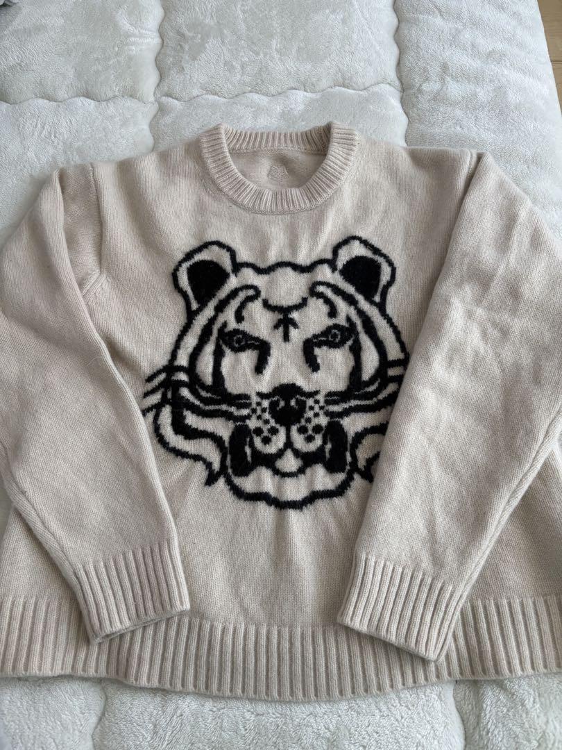 KENZOトラ刺繍 ベージュ