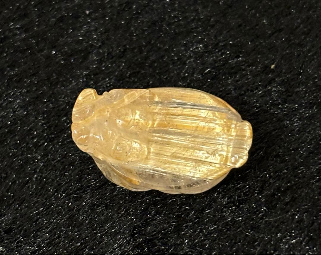 【金運、仕事運上昇】⭐️タイチンルチルロングイ⭐️貫通穴あり⭐️95 金運、仕事運上昇】⭐️タイチンルチルロングイ⭐️貫通穴あり