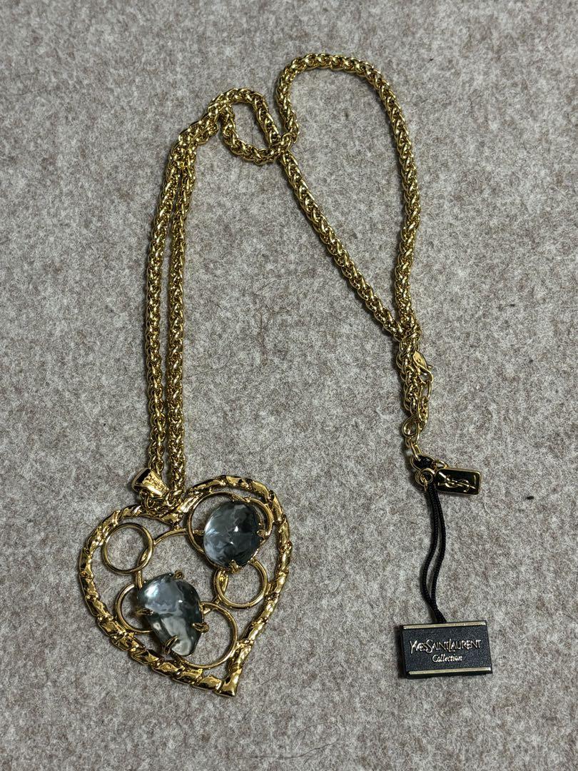 Yves Saint Laurent ハートネックレス