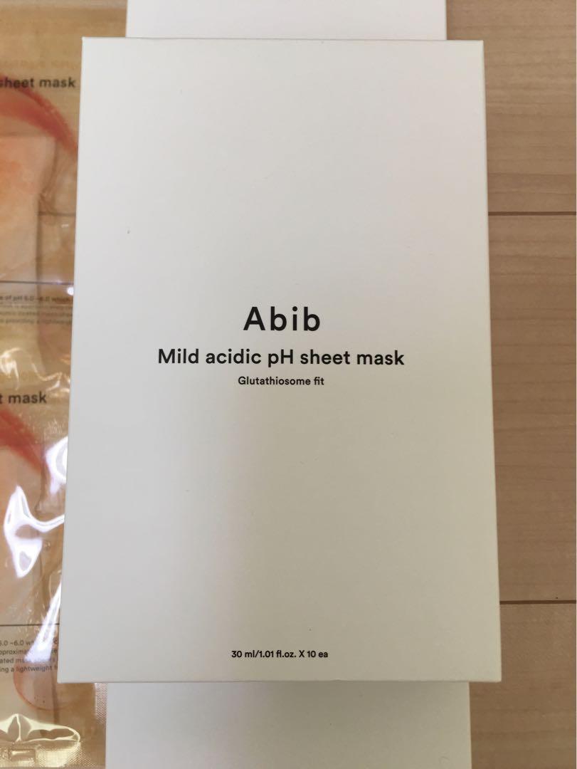 Abib Mild acidic pH sheet mask 計58枚