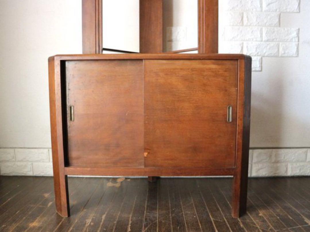 木製コーナーキャビネットVintage シェルフ