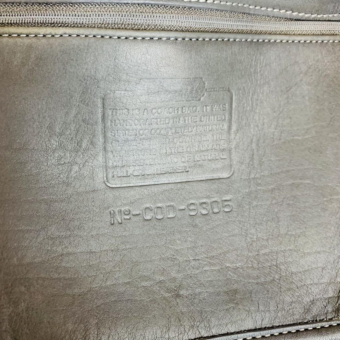 COACH オールドコーチ トートバッグ 9305 グレー グラブ