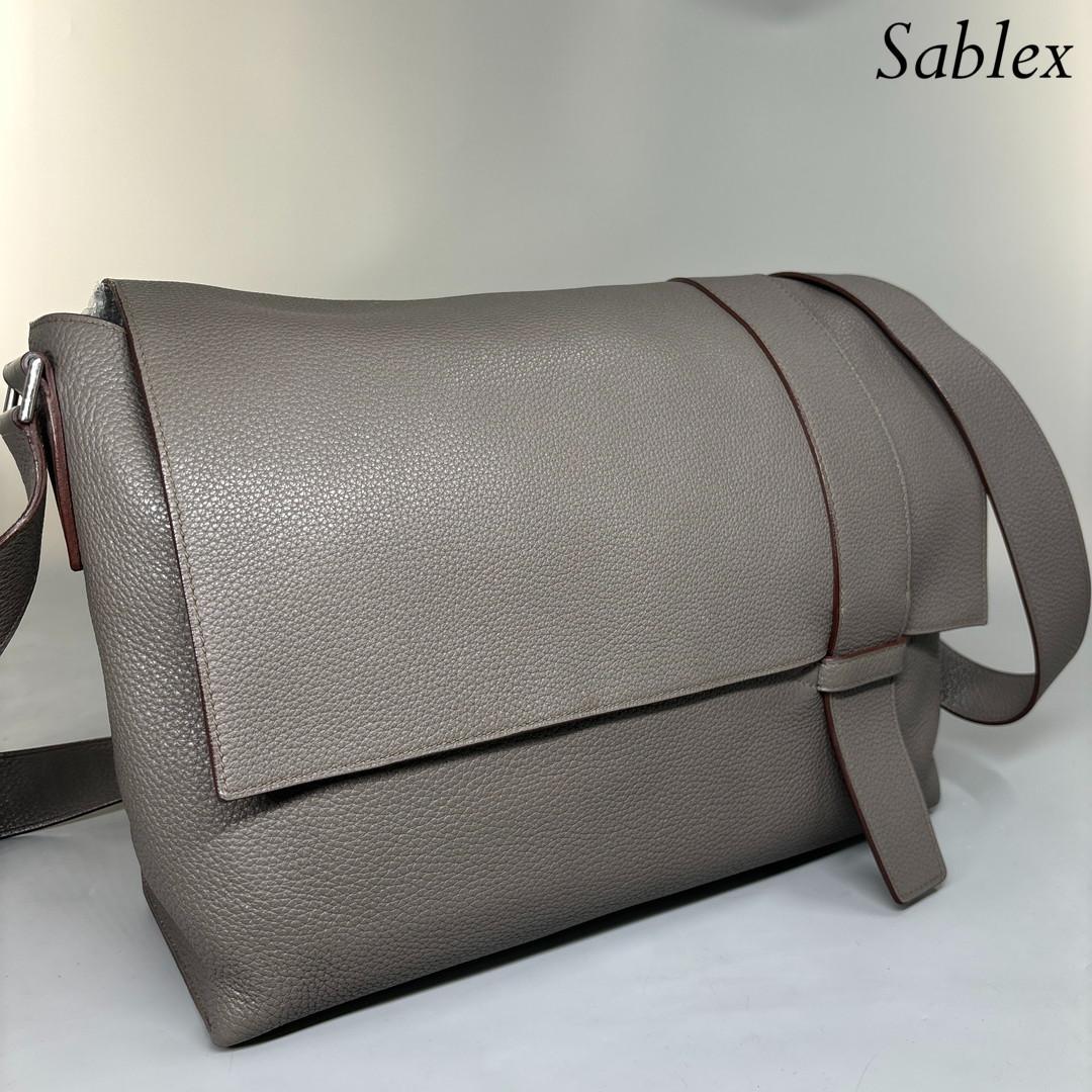 【新品同様】エルメス サックアルフレッド35 トリヨンクレマンス エタン □P刻