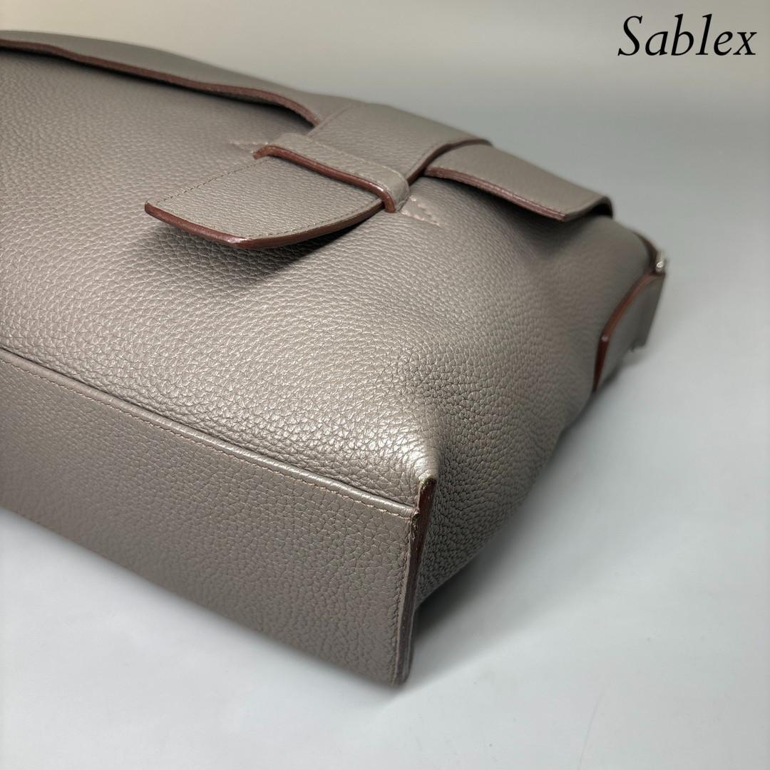 【新品同様】エルメス サックアルフレッド35 トリヨンクレマンス エタン □P刻