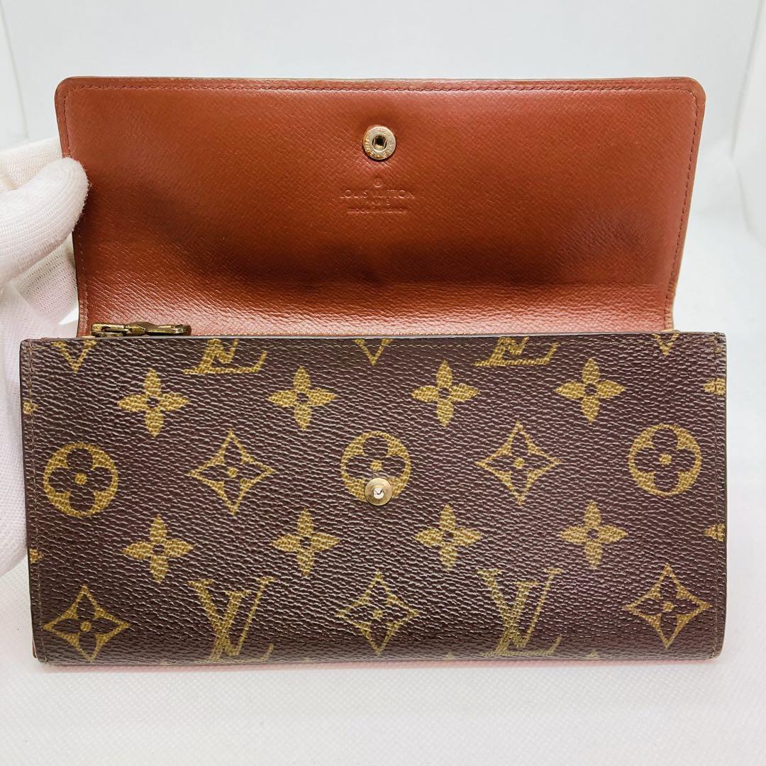 ルイヴィトン LOUIS VUITTON モノグラム 長財布 サラ 519