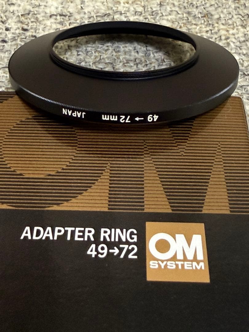 Olympus OM Adapter Ring 49-72、18mmレンズ用 Olympus OM Adapter Ring 49-72、18mmレンズ用