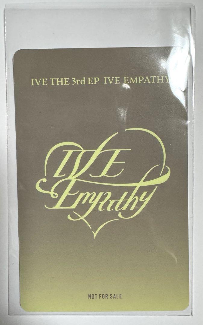 IVE ウォニョン empathy Sony Music 特典 トレカ