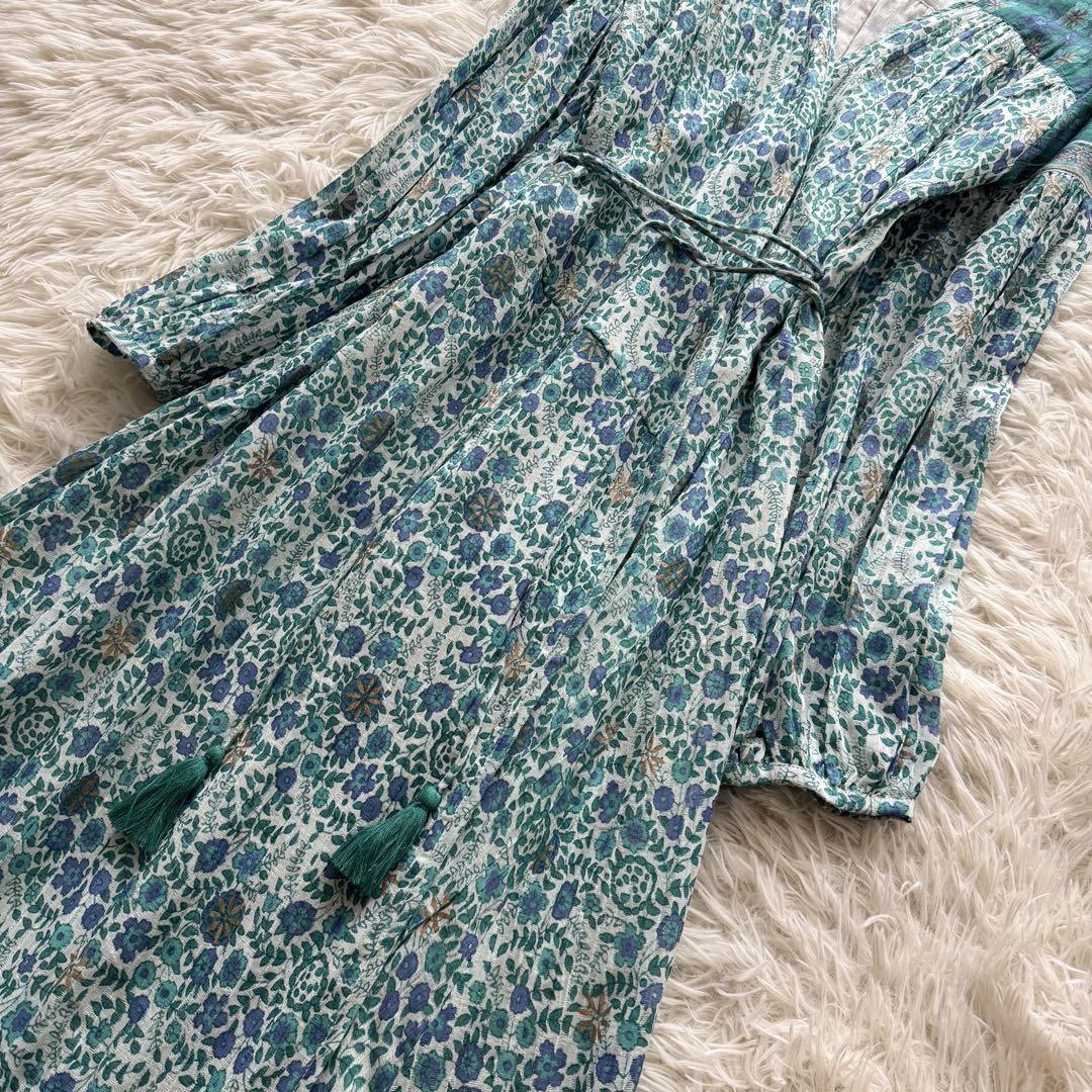 【ブルーボヘム】24AW Naomi Printed Wrap ワンピース