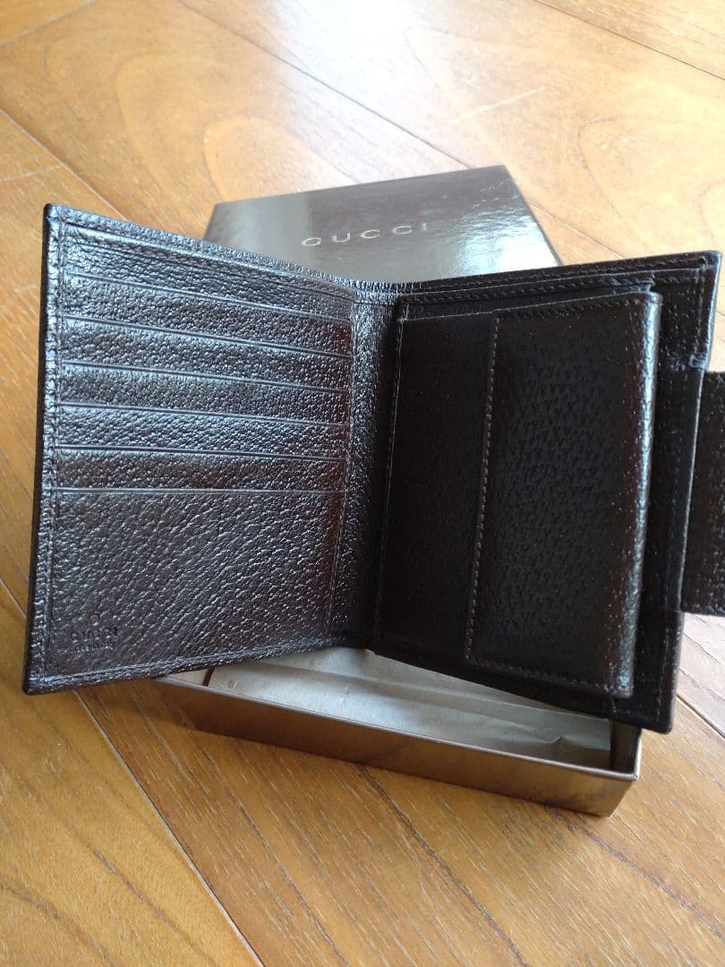 GUCCI GG シェリーライン 二つ折り 財布