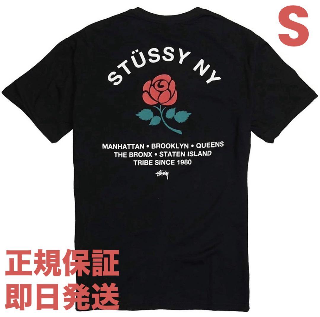 ❗️期間限定SALE❗️ステューシー BROOKLYN ROSE Tシャツ 黒S