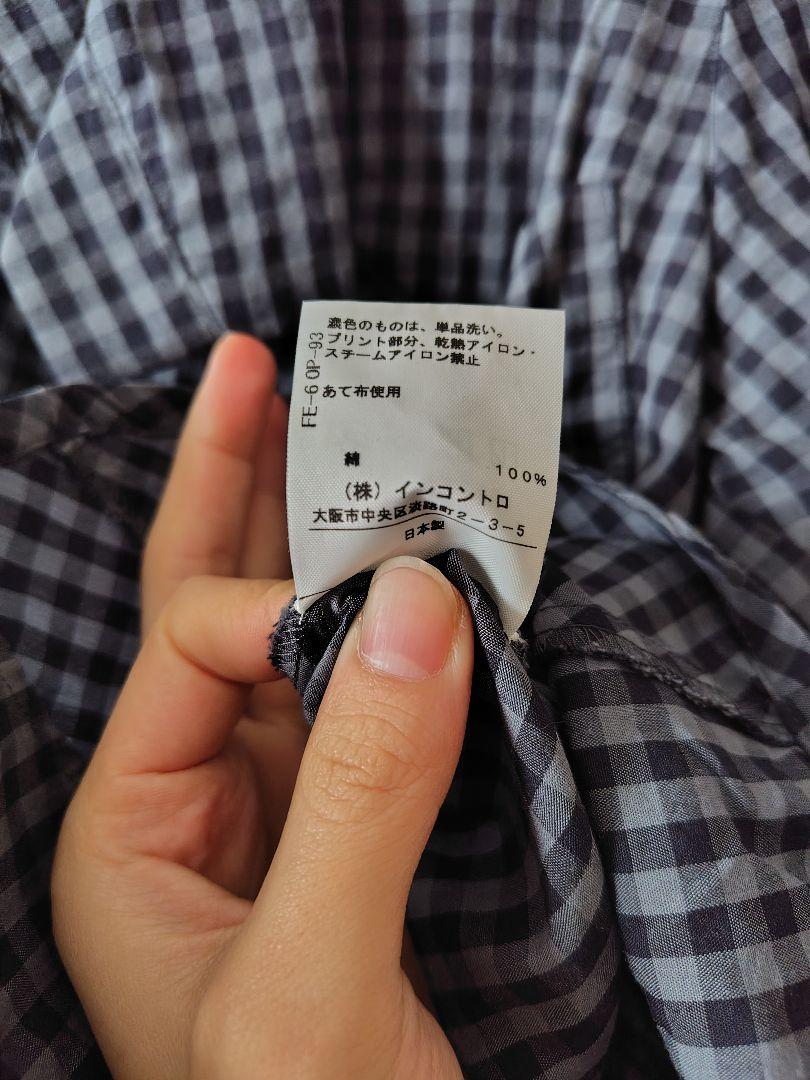 ANGLO MANIA チェック柄シャツ 長袖