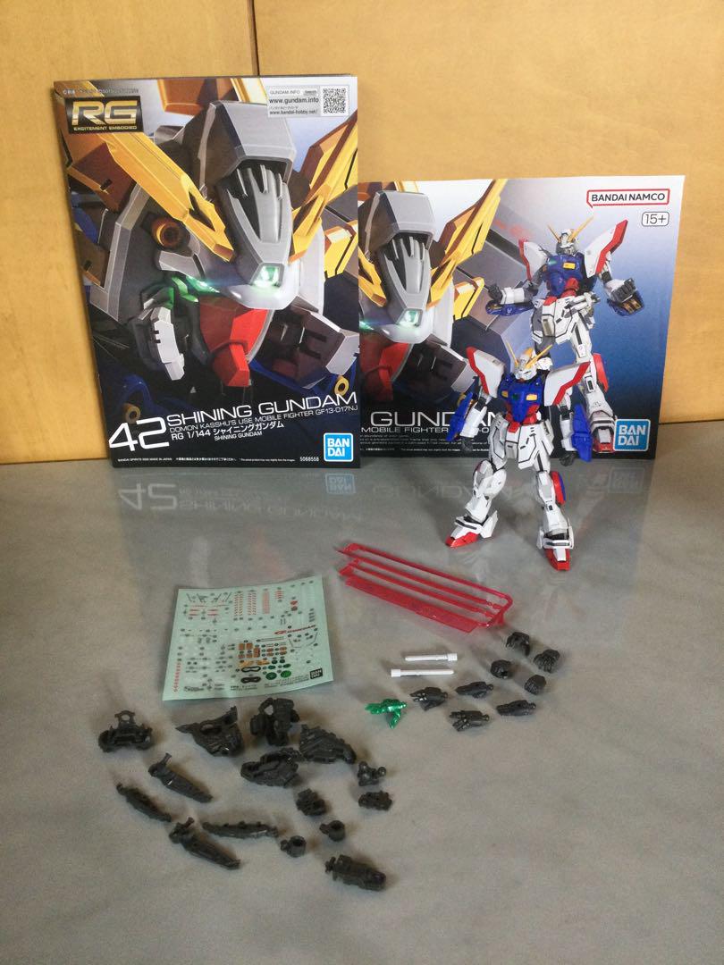 素組画像あり】RG 1/144 シャイニングガンダム プラモ紹介