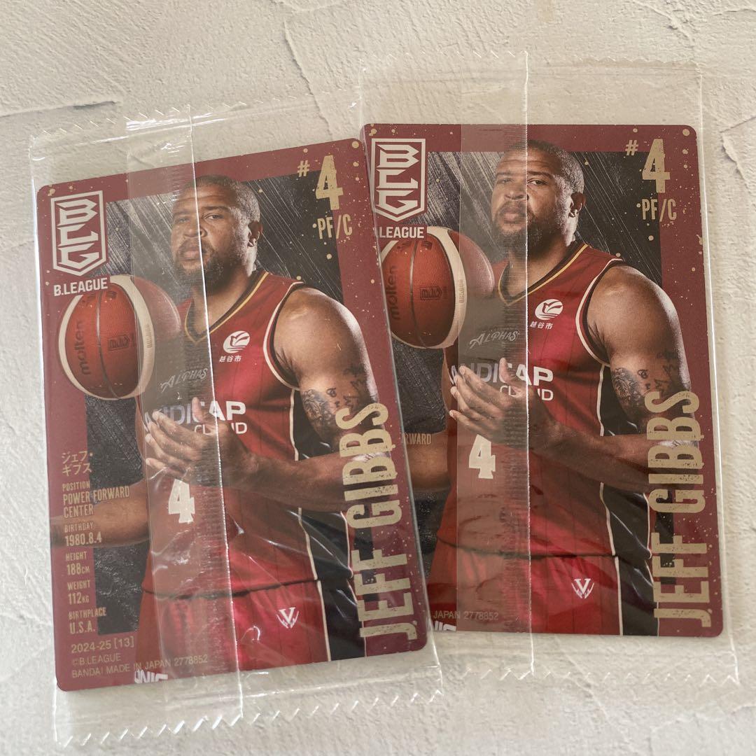 B-league Bリーグ ウエハースカード 越谷アルファーズ ジェフ