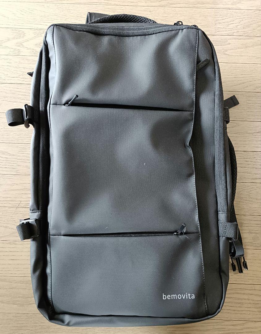 【美品】bemovita ブラック リュック 大容量 3way A4 45L