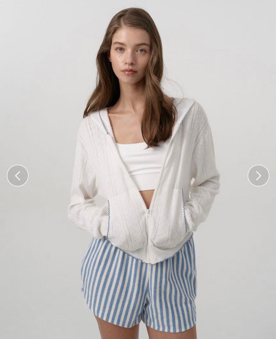 新品The Barnnetトップス ニットCottonHoodedKnit