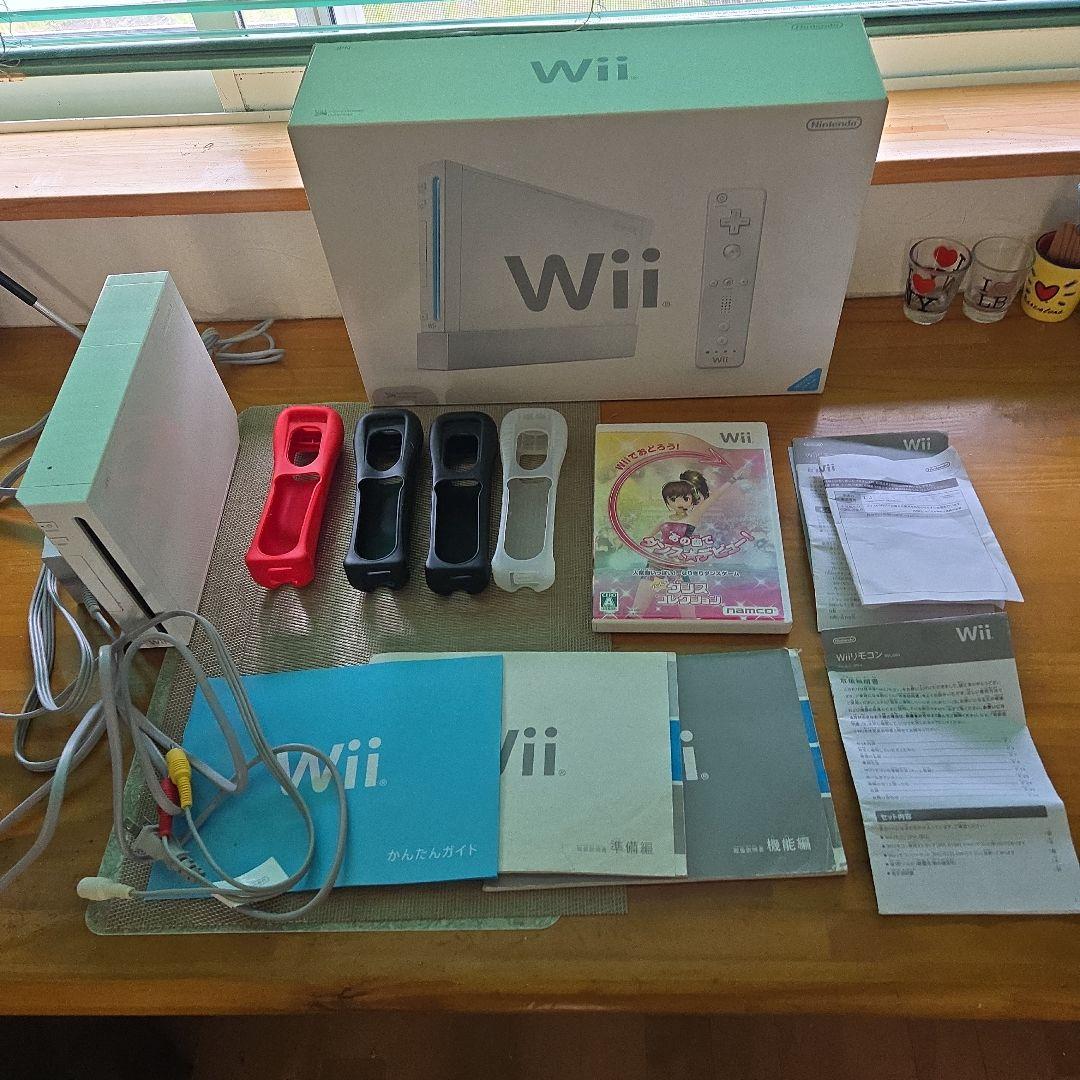 任天堂 Wii 本体 ソフト付き　稼働確認済み