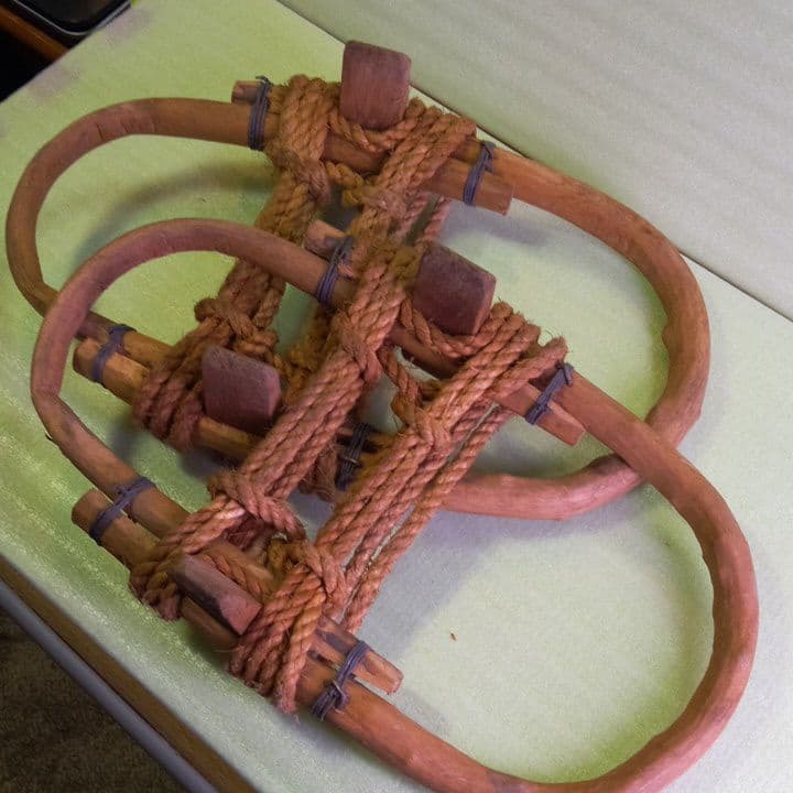 新到着 かんじき ヴィンテージ 登山 登山靴 雪山 山登り その他