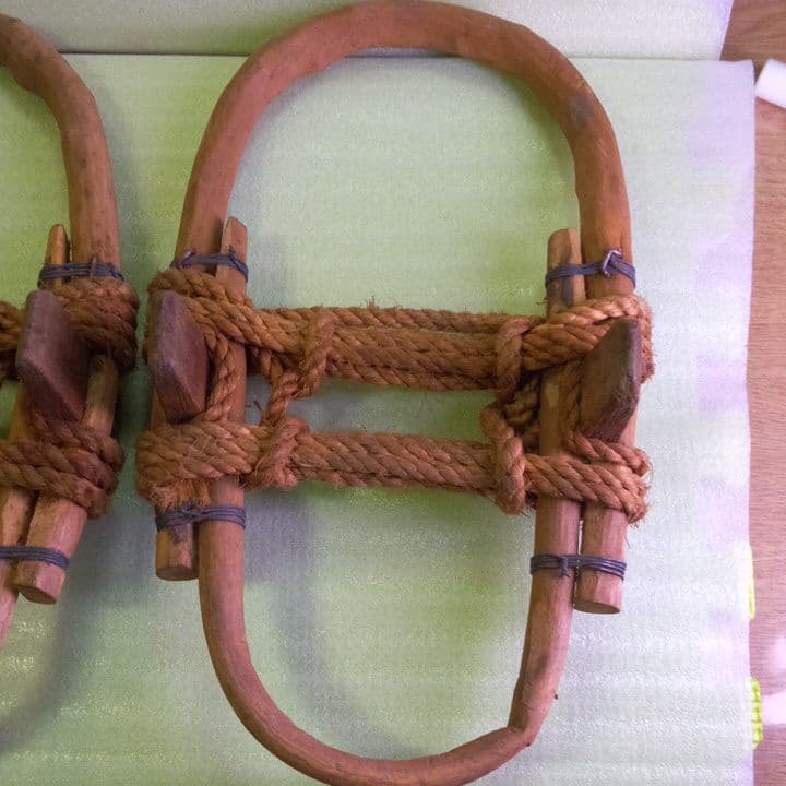 新到着 かんじき ヴィンテージ 登山 登山靴 雪山 山登り その他