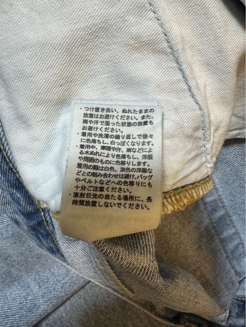 RON HERMAN DENIM ライトブルー ストレートデニム
