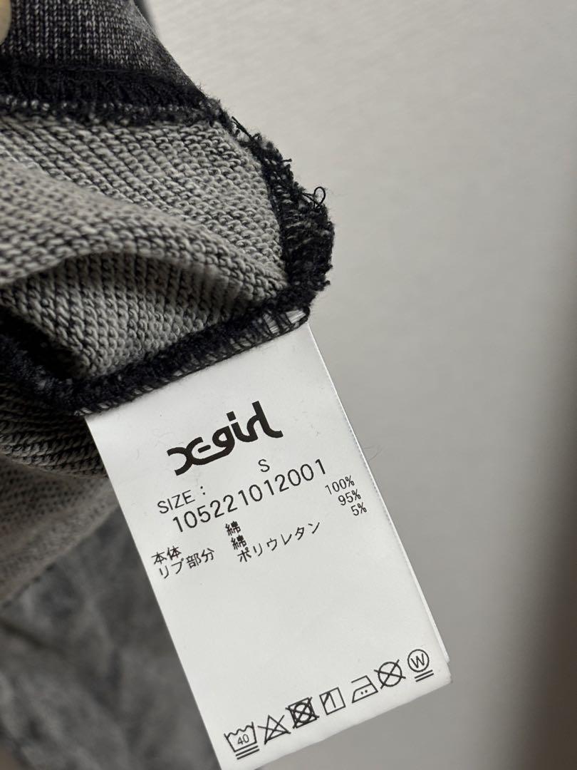【美品】X-girl スウェット　ケミカルウォッシュ　X-LARGE ストリート