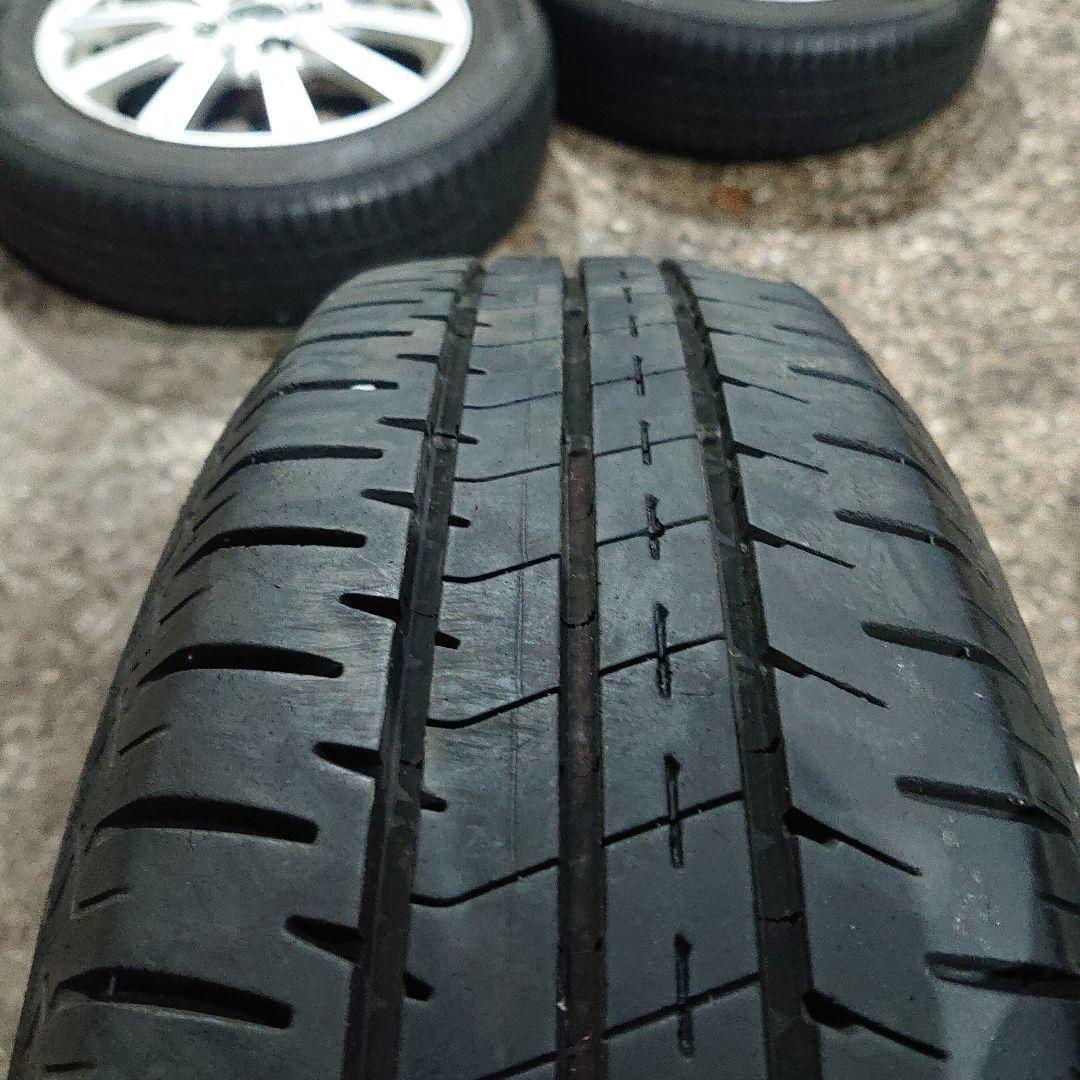 ①ふみ☆155/65R14☆バリ山ブリヂストン夏タイヤ☆アルミホイール付き