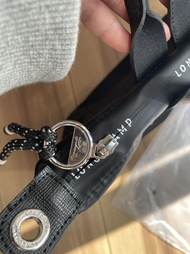 LONGCHAMP ブラック エナジーショルダーバッグ