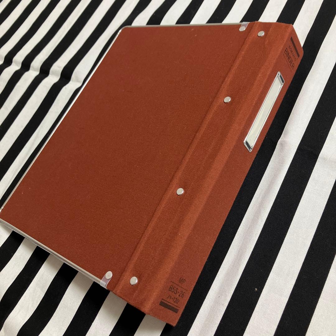 KOKUYO コクヨバインダー B5S-26 ハ-120 総布貼 縁金付 - メルカリ