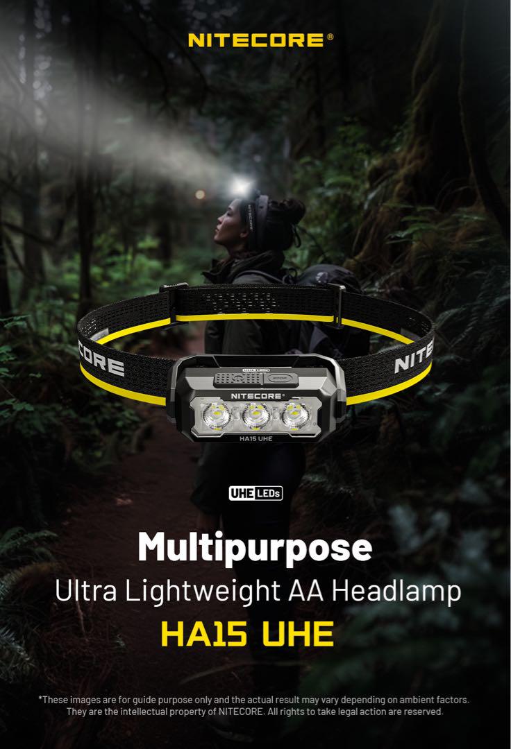 NITECORE HA15 UHE + NL1411R 1100mAhバッテリー