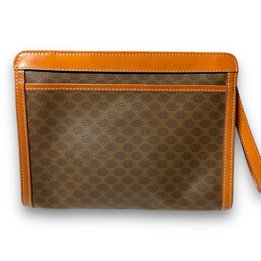 【美品】CELINE セリーヌ マカダム柄 セカンドバッグ クラッチバッグ