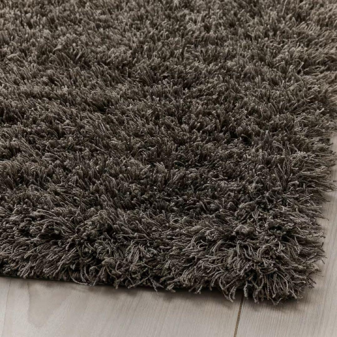 訳あってお買い得！30～80％OFF ヴィンデベック ラグ パイル長, グレーブラウン, 133x195cm ラグ・カーペット